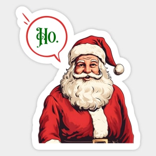 Santa Sass Sticker